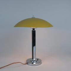 Gunilla Jung Exceedingly Rare Yellow Gunilla Jung Table Lamp Model 2004 Orno 1930s - 4230268