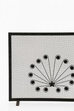 Gunnar Ander Fire Screen in Metal by Gunnar Ander 1960s - 4565014