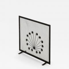 Gunnar Ander Fire Screen in Metal by Gunnar Ander 1960s - 4568088