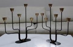 Gunnar Ander For Ystad Metall Candelabras - 767592