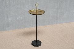 Gunnar Ander Gunnar Ander Side Drinks Table in Brass and Black Granite Ystad Metall 1950s - 4597983