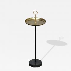 Gunnar Ander Gunnar Ander Side Drinks Table in Brass and Black Granite Ystad Metall 1950s - 4598210