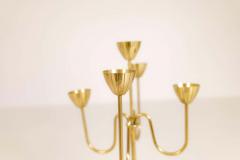 Gunnar Ander Midcentury Candelabra Brass Ystad Metall Sweden Gunnar Ander 1960s - 2427205