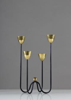 Gunnar Ander Pair of Candelabra by Gunnar Ander for Ystad Metall - 847264