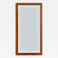 Gunnar Asplund Mirror with Stitched Leather Frame in the Style of Gunnar Asplund - 2853740
