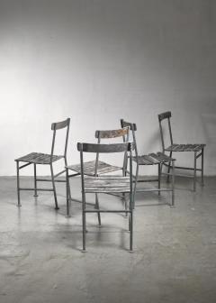 Gunnar Asplund Set of 5 Gunnar Asplund garden chairs - 3731977