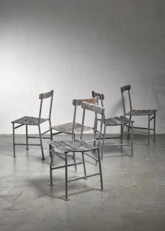 Gunnar Asplund Set of 5 Gunnar Asplund garden chairs - 3731979