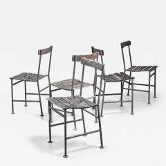 Gunnar Asplund Set of 5 Gunnar Asplund garden chairs - 3733639