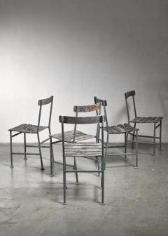 Gunnar Asplund Set of 5 Gunnar Asplund garden chairs - 4709872