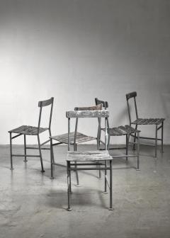 Gunnar Asplund Set of 5 Gunnar Asplund garden chairs - 4709873