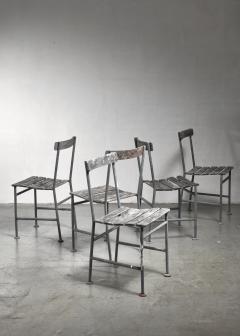 Gunnar Asplund Set of 5 Gunnar Asplund garden chairs - 4709875