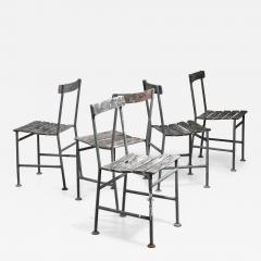 Gunnar Asplund Set of 5 Gunnar Asplund garden chairs - 4709891