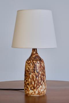 Gunnar Borg Gunnar Borg Glazed Stoneware Table Lamp H gan s Sweden 1960s - 3394704