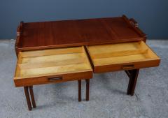 Gunnar Myrstrand Sven Engstr m Mystrand Engstr m Teakwood Nesting Tables 1950s Sweden - 2437257