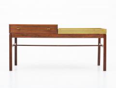 Gunnar Myrstrand Sven Engstr m Scandinavian Flower Table Casino in Rosewood and Brass by Engstr m Myrstrand - 1384438