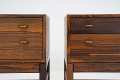 Gunnar Myrstrand Sven Engstr m Scandinavian Mid Century Bedside Tables in Rosewood Model Casino 1960s - 3102525