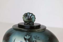 Gunnar Nylund Art Deco Unique Lidded Urn Flamb Gunnar Nylund R rstrand Sweden - 2451874