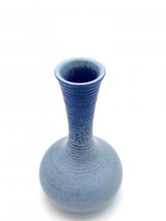 Gunnar Nylund Blue Two Toned Glaze Stoneware Vase - 3987651