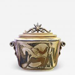 Gunnar Nylund Covered Vase Circus Scenes Gunnar Nylund for Rorstrand  - 4444054