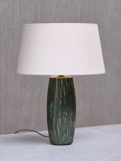 Gunnar Nylund Gunnar Nylund Rubus Green Ceramic Table Lamp R rstrand Sweden 1965 - 3976973