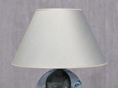 Gunnar Nylund Gunnar Nylund Table Lamp in Bubble Glass Silk Str mbergshyttan Sweden 1960s - 4504427