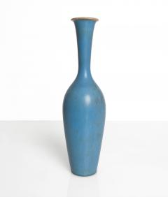 Gunnar Nylund Gunnar Nylund for Rorstrand Sweden Scandinavian Modern vase in blue and brown  - 1753401