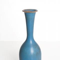 Gunnar Nylund Gunnar Nylund for Rorstrand Sweden Scandinavian Modern vase in blue and brown  - 1753402