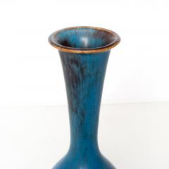 Gunnar Nylund Gunnar Nylund for Rorstrand Sweden Scandinavian Modern vase in blue and brown  - 1753403