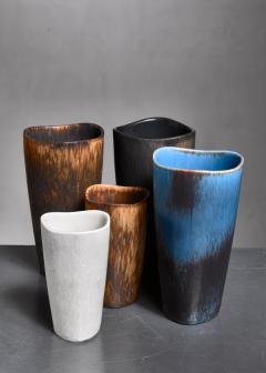 Gunnar Nylund Gunnar Nylund set of five Aks vases Sweden 1950s - 944063