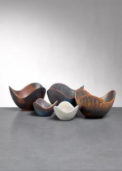 Gunnar Nylund Gunnar Nylund set of five ceramic bowls Sweden - 1077305