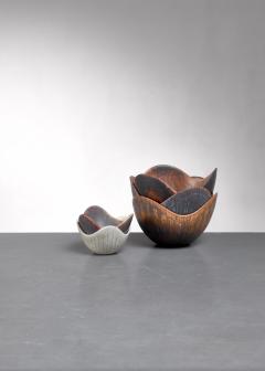 Gunnar Nylund Gunnar Nylund set of five ceramic bowls Sweden - 1077306