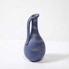 Gunnar Nylund Mid Century Cobalt Blue Glazed Ceramic Pitcher by Gunnar Nylund for R rstrand - 3752243