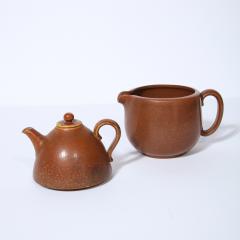 Gunnar Nylund Mid Century Modern Double Ceramic Teapot by Gunnar Nylund for R rstrand - 2143705