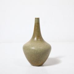 Gunnar Nylund Mid Century Modernist Taupe Glazed Ceramic Vase By Gunnar Nylund for Rorstrand - 3998489