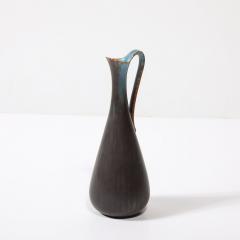 Gunnar Nylund Mid Century Sky Blue Copper Pitcher Vase by Gunnar Nylund for R rstrand - 3752291