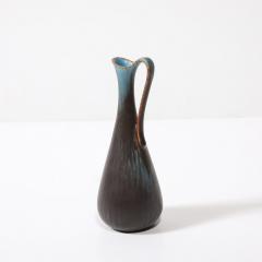 Gunnar Nylund Mid Century Sky Blue Copper Pitcher Vase by Gunnar Nylund for R rstrand - 3752369
