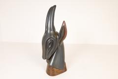 Gunnar Nylund Midcentury Large Antelope Sculpture R rstrand Gunnar Nylund Sweden 1940s - 2369370