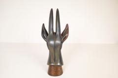 Gunnar Nylund Midcentury Large Antelope Sculpture R rstrand Gunnar Nylund Sweden 1940s - 2369371