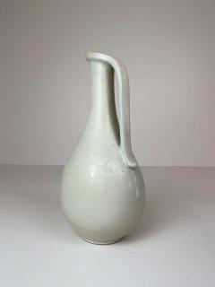 Gunnar Nylund Midcentury Large White and Grey Vase R rstrand by Gunnar Nylund Sweden - 2469384