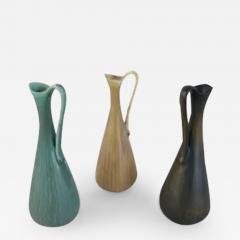 Gunnar Nylund Midcentury Modern Set of 3 Ceramic Vases R rstrand Gunnar Nylund Sweden 1950s - 3188869
