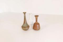 Gunnar Nylund Midcentury Set of 3 Ceramic Vases R rstrand Gunnar Nylund Sweden 1950s - 2438356