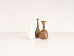 Gunnar Nylund Midcentury Set of 3 Ceramic Vases R rstrand Gunnar Nylund Sweden 1950s - 2438359