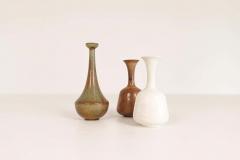 Gunnar Nylund Midcentury Set of 3 Ceramic Vases R rstrand Gunnar Nylund Sweden 1950s - 2438370