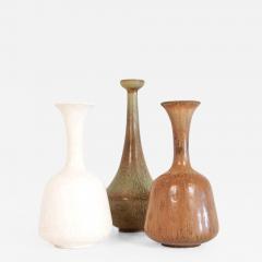 Gunnar Nylund Midcentury Set of 3 Ceramic Vases R rstrand Gunnar Nylund Sweden 1950s - 2440244