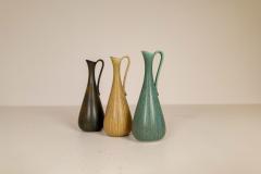 Gunnar Nylund Midcentury Set of 3 Ceramic Vases R rstrand Gunnar Nylund Sweden - 2369270