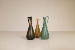Gunnar Nylund Midcentury Set of 3 Ceramic Vases R rstrand Gunnar Nylund Sweden - 2369271