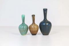 Gunnar Nylund Midcentury Set of 3 Vases R rstrand Gunnar Nylund Sweden - 2451910