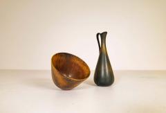 Gunnar Nylund Midcentury Set of Ceramic Bowl and Vase R rstrand Gunnar Nylund Sweden 1950s - 2417841