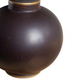 Gunnar Nylund Pair of BVO Table Lamps in Velvety Chocolate Brown by Gunnar Nylund - 823201