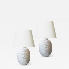 Gunnar Nylund Pair of Organic Modern Lamps by Gunnar Nylund for Rorstrand - 1573749